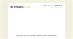 Desktop Screenshot of heywardcpa.com